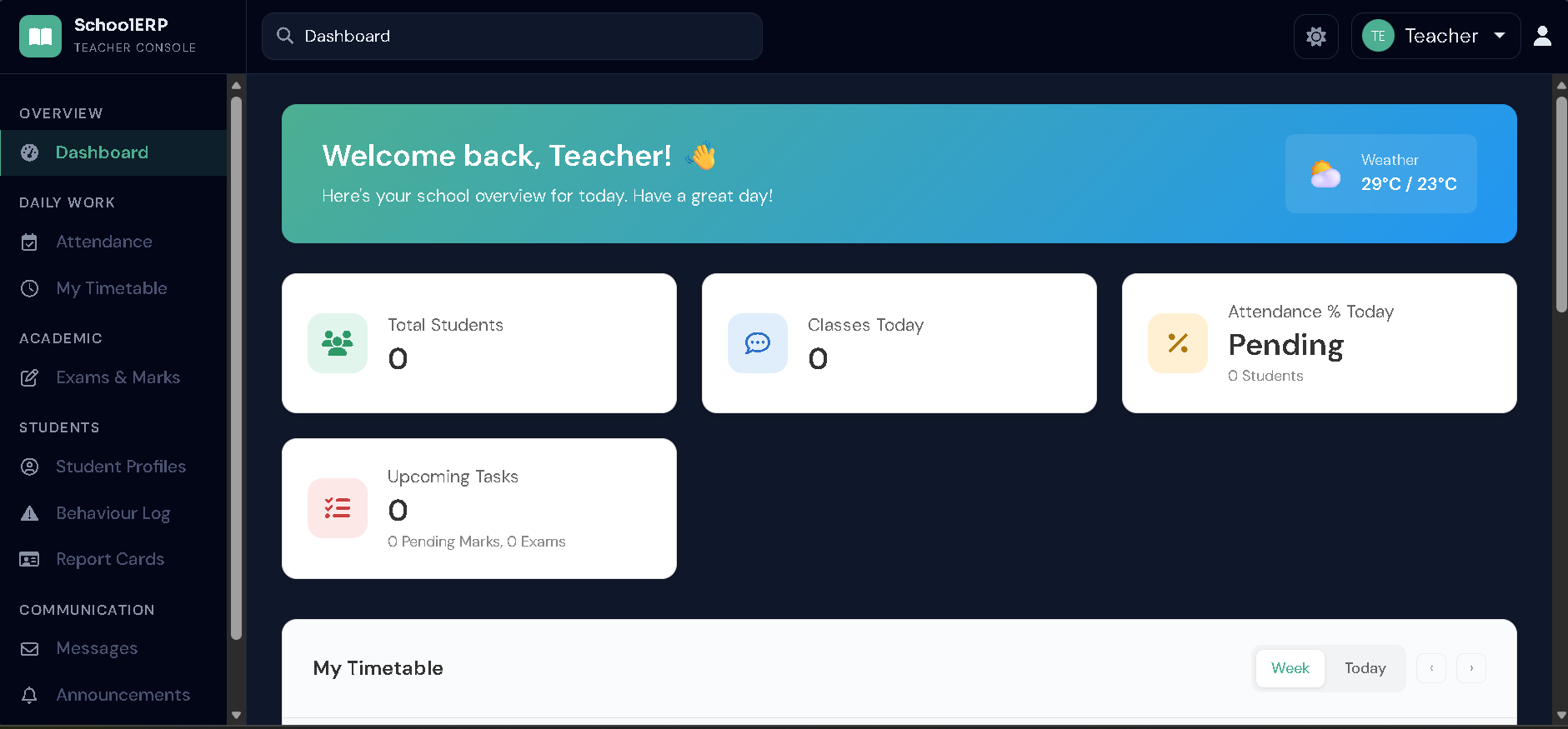 School ERP Management